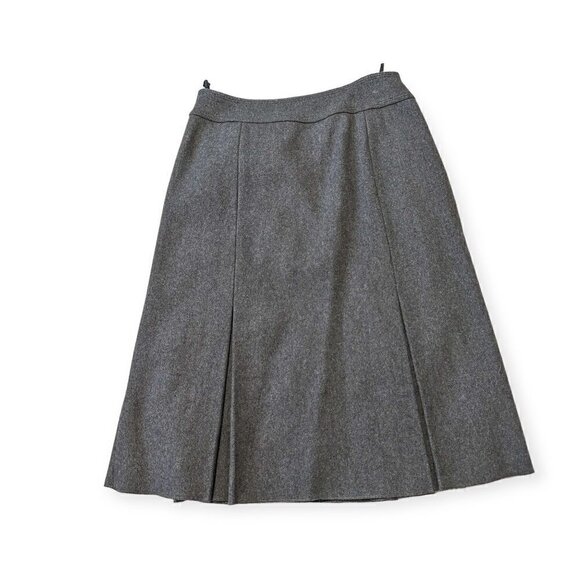MIU‎ MIU Gray Wool Pleated Skirt, Size 44 Italy, Never worn new condition - Picture 7 of 14